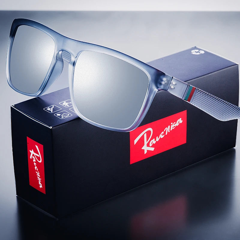 Vintage Polarized Sunglasses for Men & Women – Retro Square UV400 Driving, Fishing & Outdoor Sun Glasses