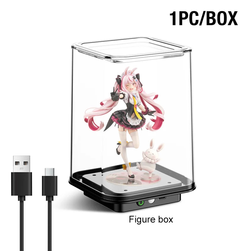 Storage Display Rack Dustproof Transparent Building Blocks Large Handheld Doll Display Cabinet Labubu Display Box