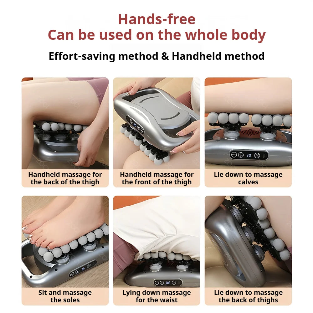 42 Head Massage Gun Professional Muscle Fascia Gun Powerful Vibration Deep Tissue Massager for Shoulder Waist Back Leg Body