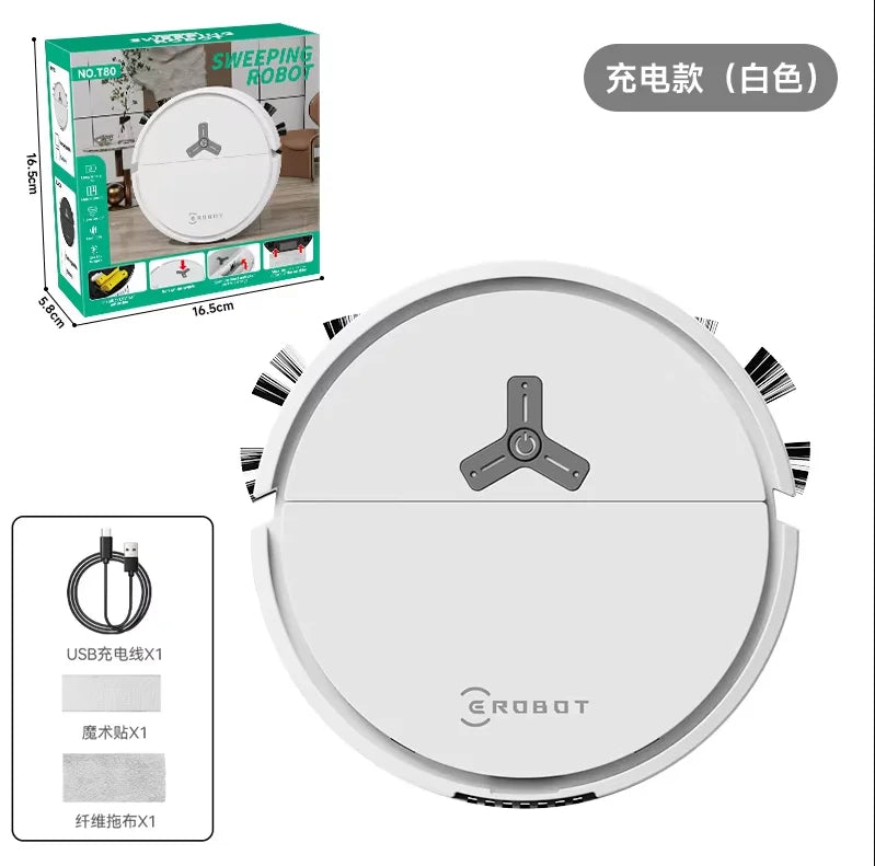 3-in-1 Smart Robot Vacuum Cleaner – 4000Pa Powerful Suction Sweeping, Vacuuming & Mopping Robot for Carpets and Hard Floors