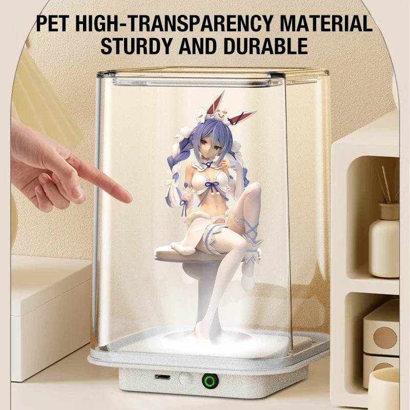 Storage Display Rack Dustproof Transparent Building Blocks Large Handheld Doll Display Cabinet Labubu Display Box