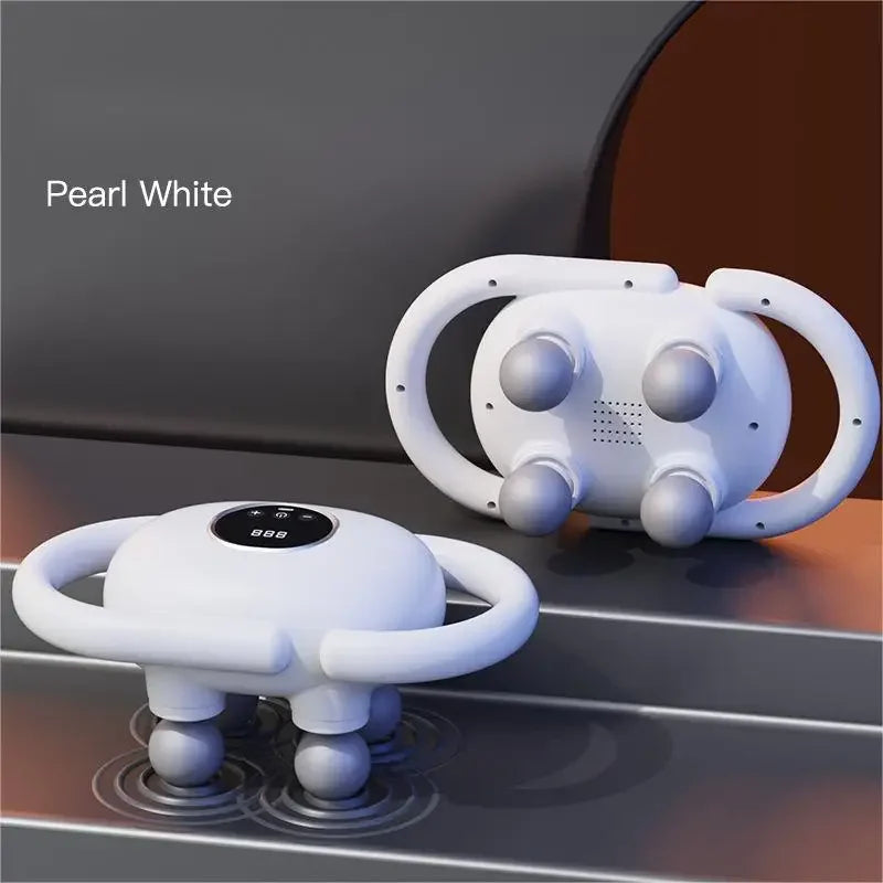 20 Gears 4 Heads 20KGS Thrust Massage Gun 14mm Massage Depth Muscle Electric Masajeador High Frequency Home Appliance Fascia Gun