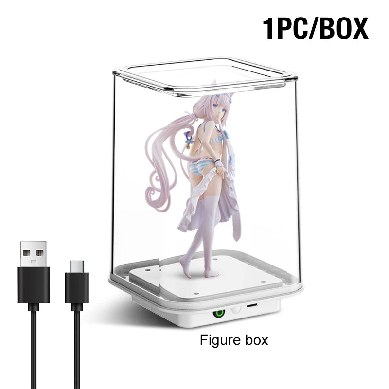 Storage Display Rack Dustproof Transparent Building Blocks Large Handheld Doll Display Cabinet Labubu Display Box