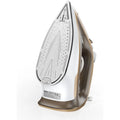 1500W Steam Iron for Clothes with 11.84oz Water Tank 15-Second Fast Heat-Up Ceramic Soleplate Anti-Drip Auto-Off Burst of Steam