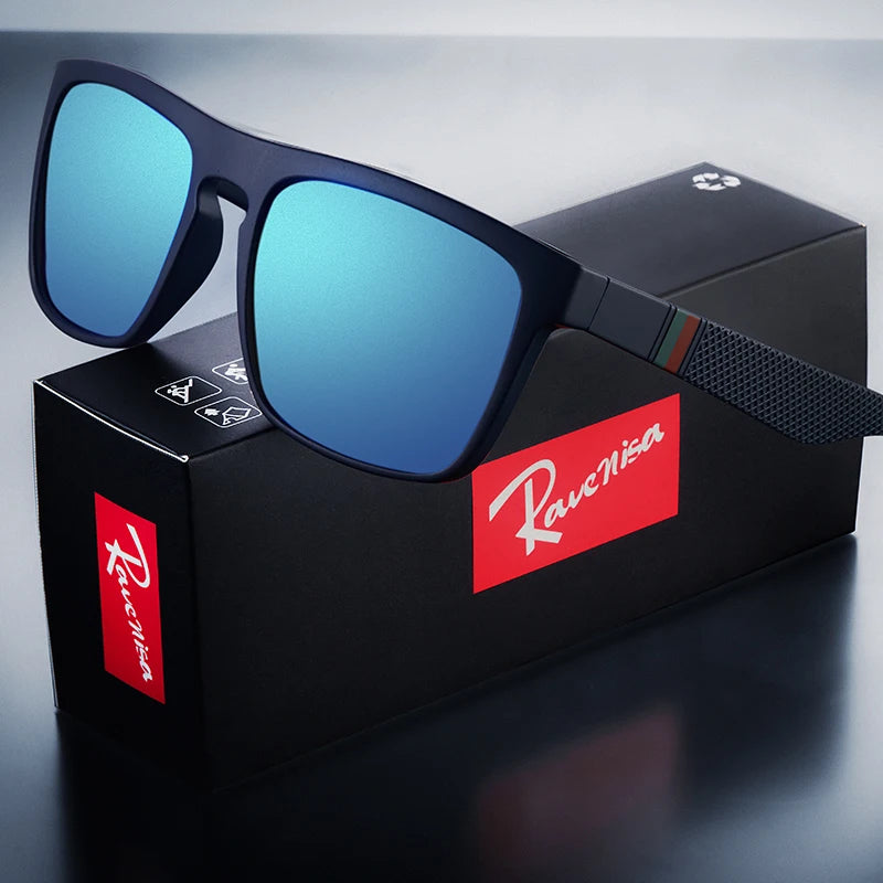 Vintage Polarized Sunglasses for Men & Women – Retro Square UV400 Driving, Fishing & Outdoor Sun Glasses