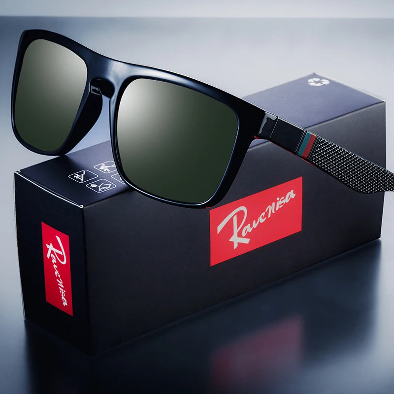 Vintage Polarized Sunglasses for Men & Women – Retro Square UV400 Driving, Fishing & Outdoor Sun Glasses