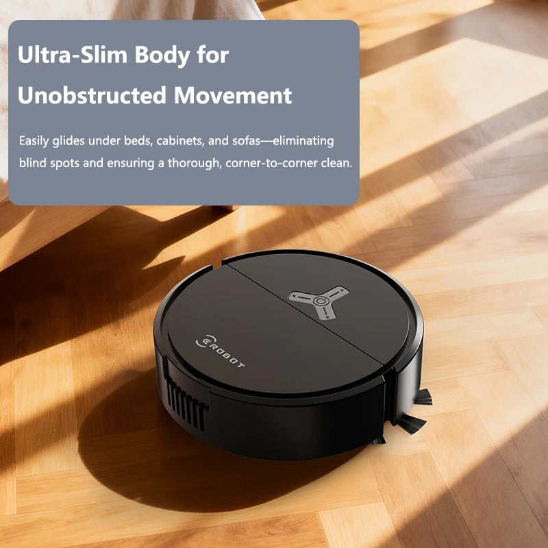 3-in-1 Smart Robot Vacuum Cleaner – 4000Pa Powerful Suction Sweeping, Vacuuming & Mopping Robot for Carpets and Hard Floors